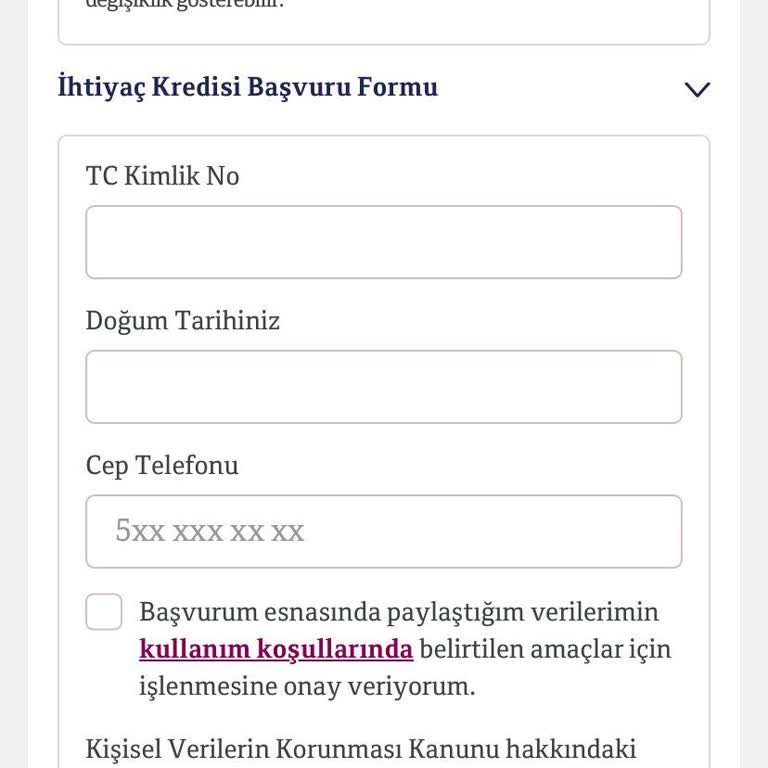 QNB Finansbank Ta 6 Ay Vadeli, 20.000 TL Kredi! Başvurusu