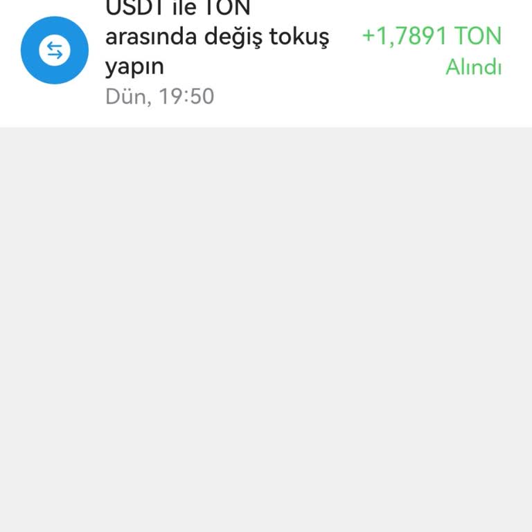 Telegram Cüzdan Dan Binance'ye Coin Gönderimi