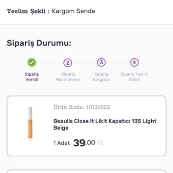 Gratis Alışverişimde Kargo Sorunu Ve Gecikme