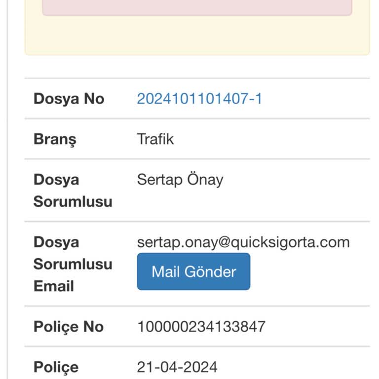 Quick Sigorta Hasar Ödeme Gecikmesi