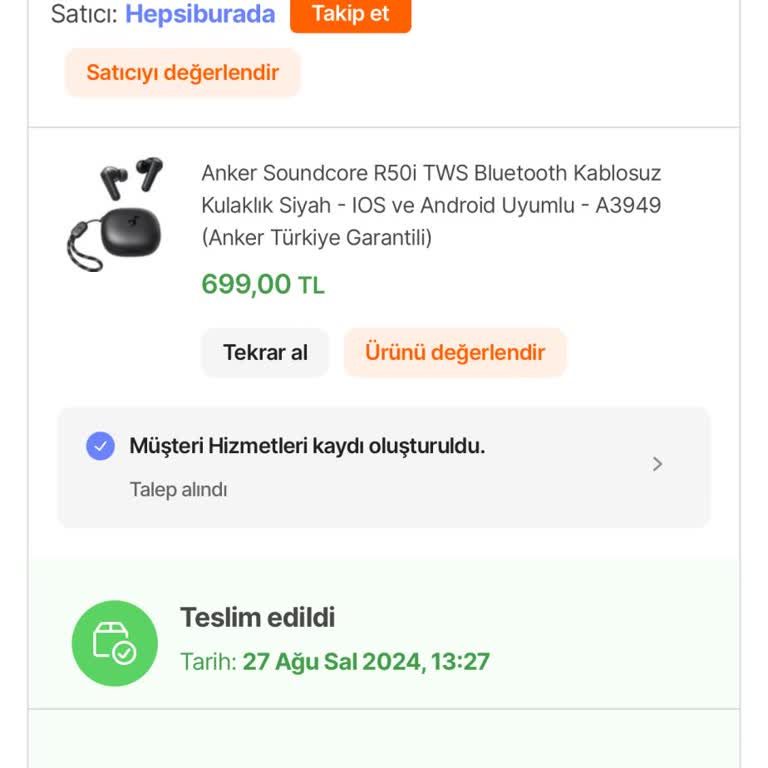 Hepsiburada Aras Kargo Kargomu Teslim Etmeden Teslim Edildi Dedi Kargom Kayıp!