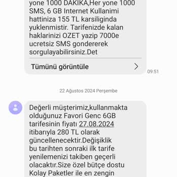 Vodafone Tarife Zamlarıyla Mağduriyet Yaşıyorum