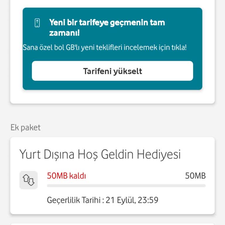 Vodafone'da Sınırsız Sosyal Medya Sorunu