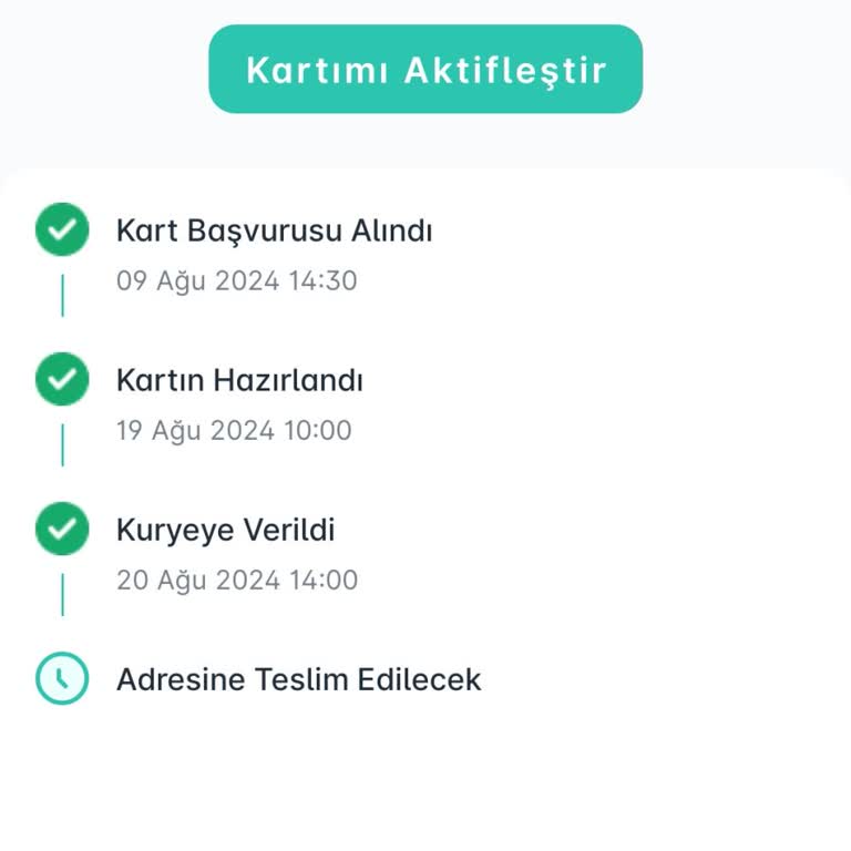 Pep Bankasından Kartım Gelmiyor