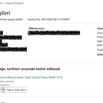 Amazon Ve Sportive Beyan Edilenden Farklı Ürün Gönderme Uyanıklığı