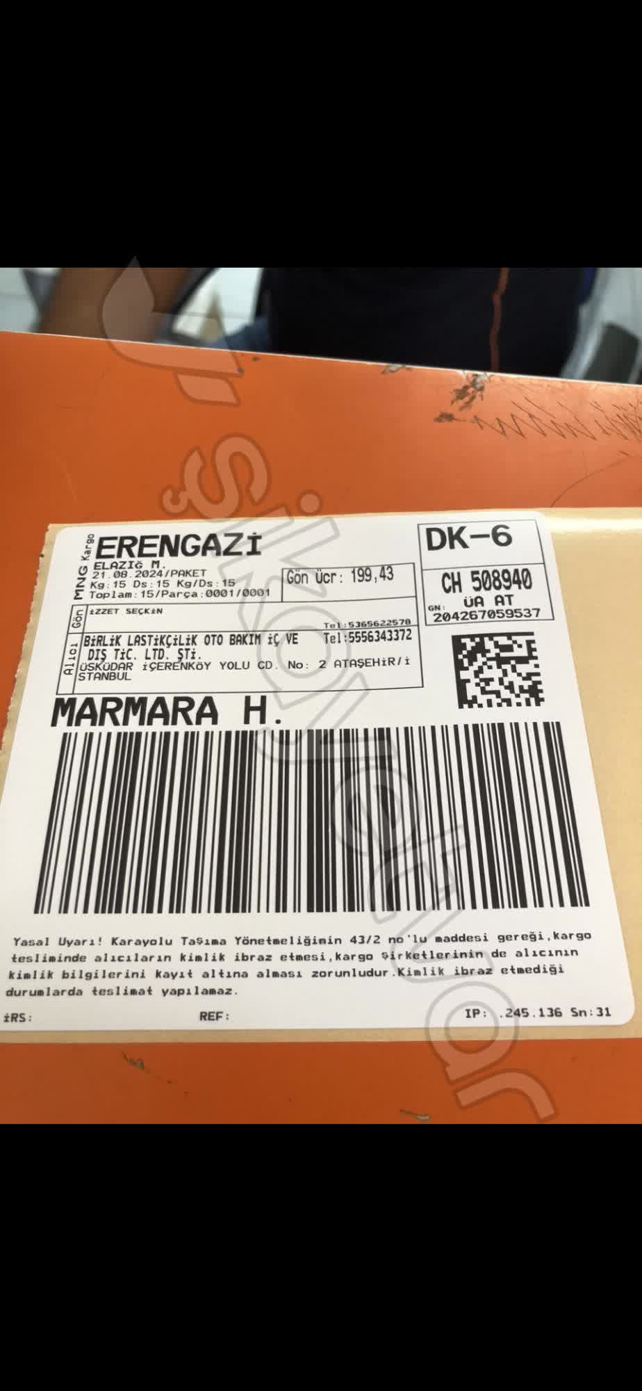 DHL eCommerce Türkiye MNG Kargo Malatya Şube Akü - Şikayetvar