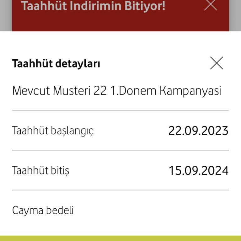 Vodafone Müşteri Hizmetleri ve Kampanya Bilgilendirme Sorunu