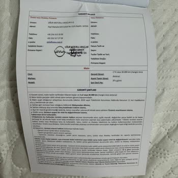 CFMOTO Cforce 1000 Atv Kalkışta Titreme Ses Ve Geri Vites Geçişinde Zorlanma