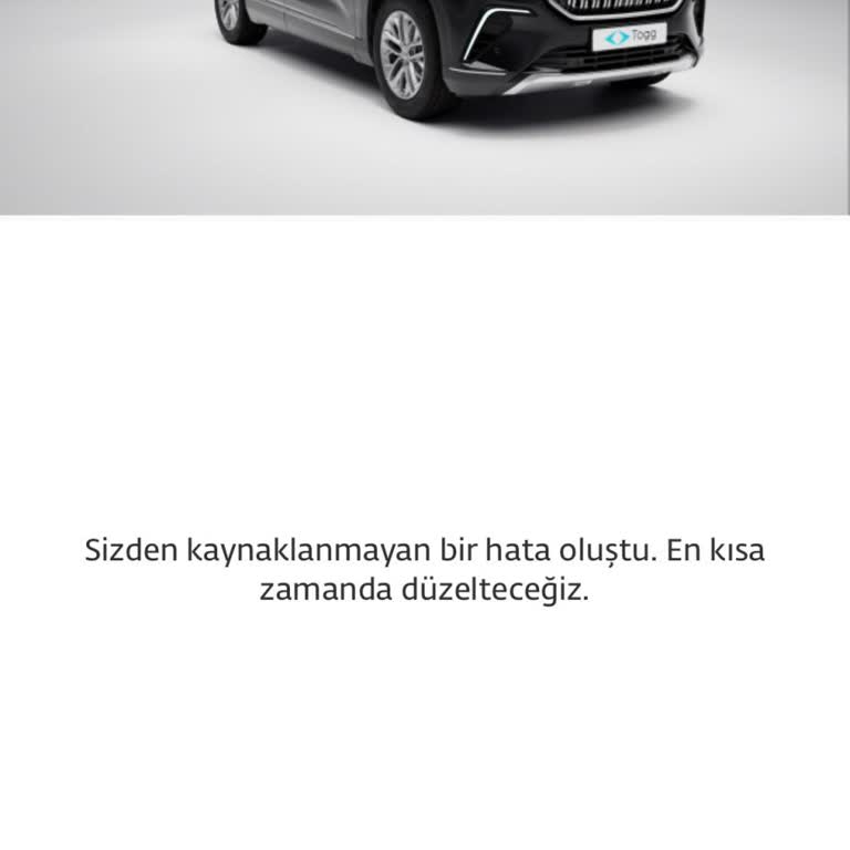 Togg Trumore Togg Uygulama Hatası Sorunu