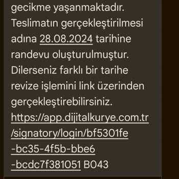 Dijital Kurye 2 Haftada Hattımı Getirmedi