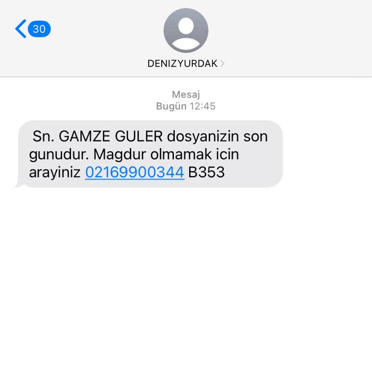BTK (Bilgi Teknolojileri ve İletişim Kurumu) Gelen Mesaj Şikayet