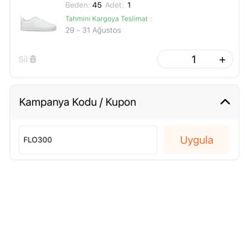 FLO Ayakkabı FLO Kupon İndirimini Uygulamıyor