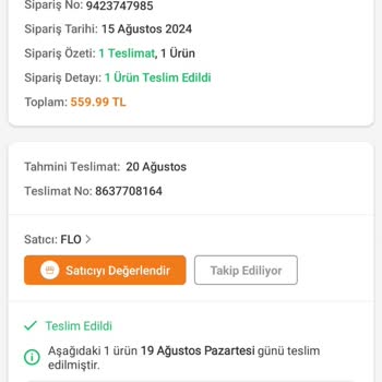 Trendyol Fatura Dönüşü Sağlamıyor