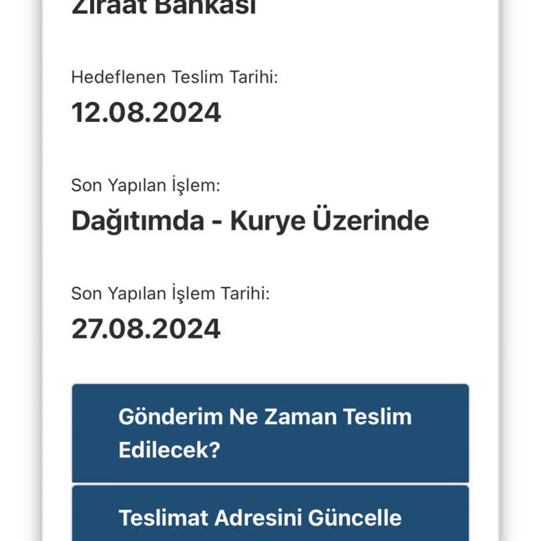 AGT Kurye Gönderi Teslim Etmiyor
