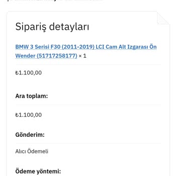 Parcahatti.com Ürünü Yollamama Sorunu!