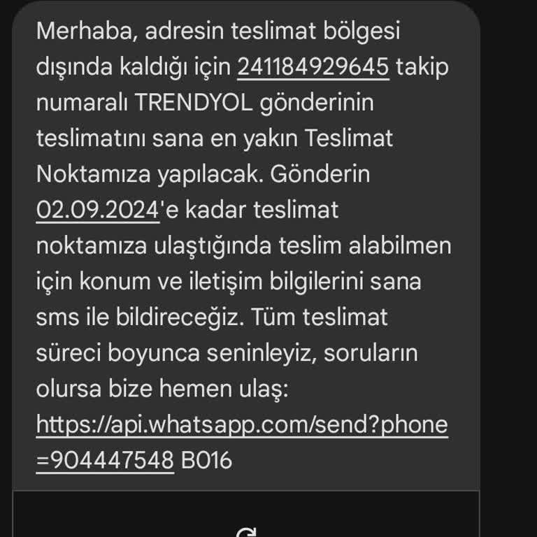Trendyol Dan Kargo Problemi.