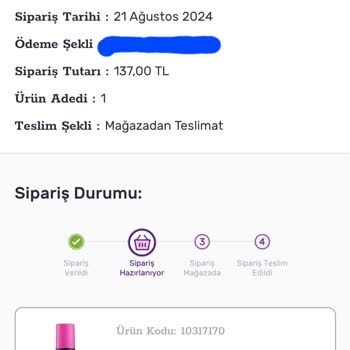 Gratis Kargom Kargoya Verilmedi