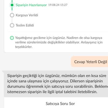 Trendyol Mağdur Etti Ödediğim Ücreti Geri Göndermiyor
