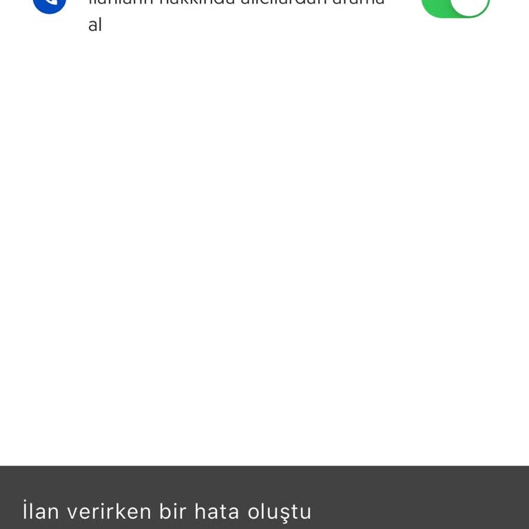 Letgo Hata Veriyor Bir Süredir