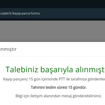 Zoe Puzzle Eksik Parçanın Gönderilmemesi