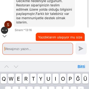 Migros Yemek Sipariş Gelmedi İade Yok. Para Gitti