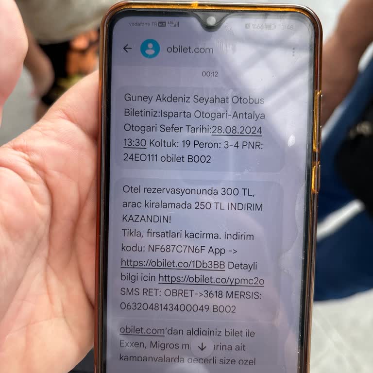 Obilet Bir SMS Atmasını Bile Beceremiyor Mu