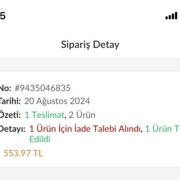 Trendyolmilla Randevulu İade İptali