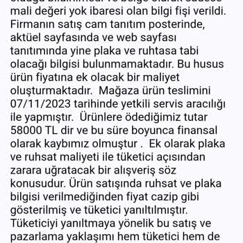A101 Elektrikli Motor Satışında Yaşanan Sorunlar Ve Müşteri Mağduriyeti