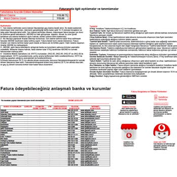 Vodafone Faturasında Şaşırtıcı Ek Ücretler: 119₺ Nedir?
