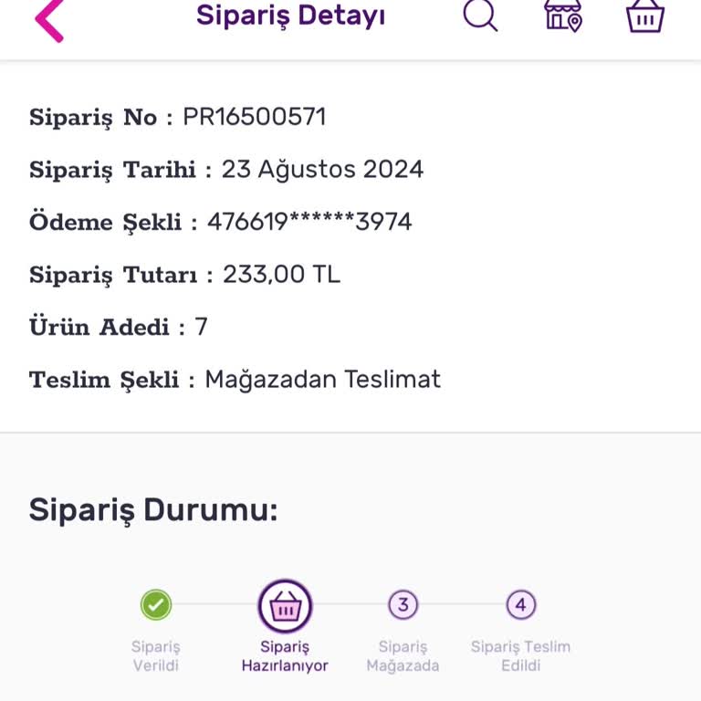 Gratis Siparişim Teslim Edilmedi.