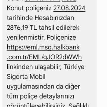 Halkbank Konut Poliçesi İptal Etmiyor