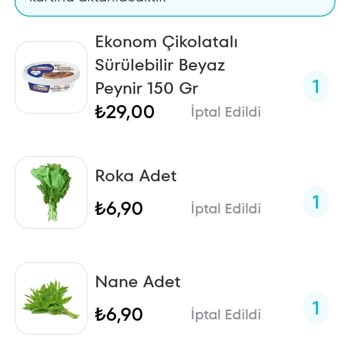 A101 Kapıda İptal Ettikleri Ürünlerin Para İadelerini Yapmıyor.