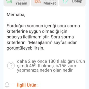 Trendyol Fahiş Fiyat Artışı