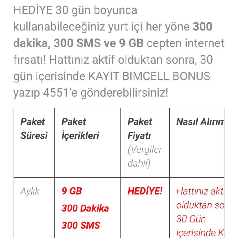 Bimcell Bonus Kampanyasında Yaşanan Sorunlar