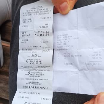 Love Garden Cafe 'de Fiyat Şaşkınlığı