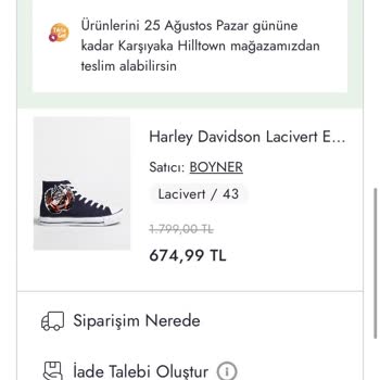 Boyner Online Ürün Teslimat Sorunu