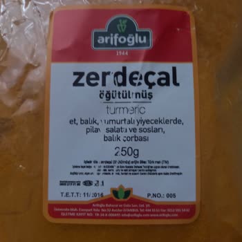 Arifoğlu Son Kullanma Tarihi Tam 8 Yıl Geçmiş Zerdeçal