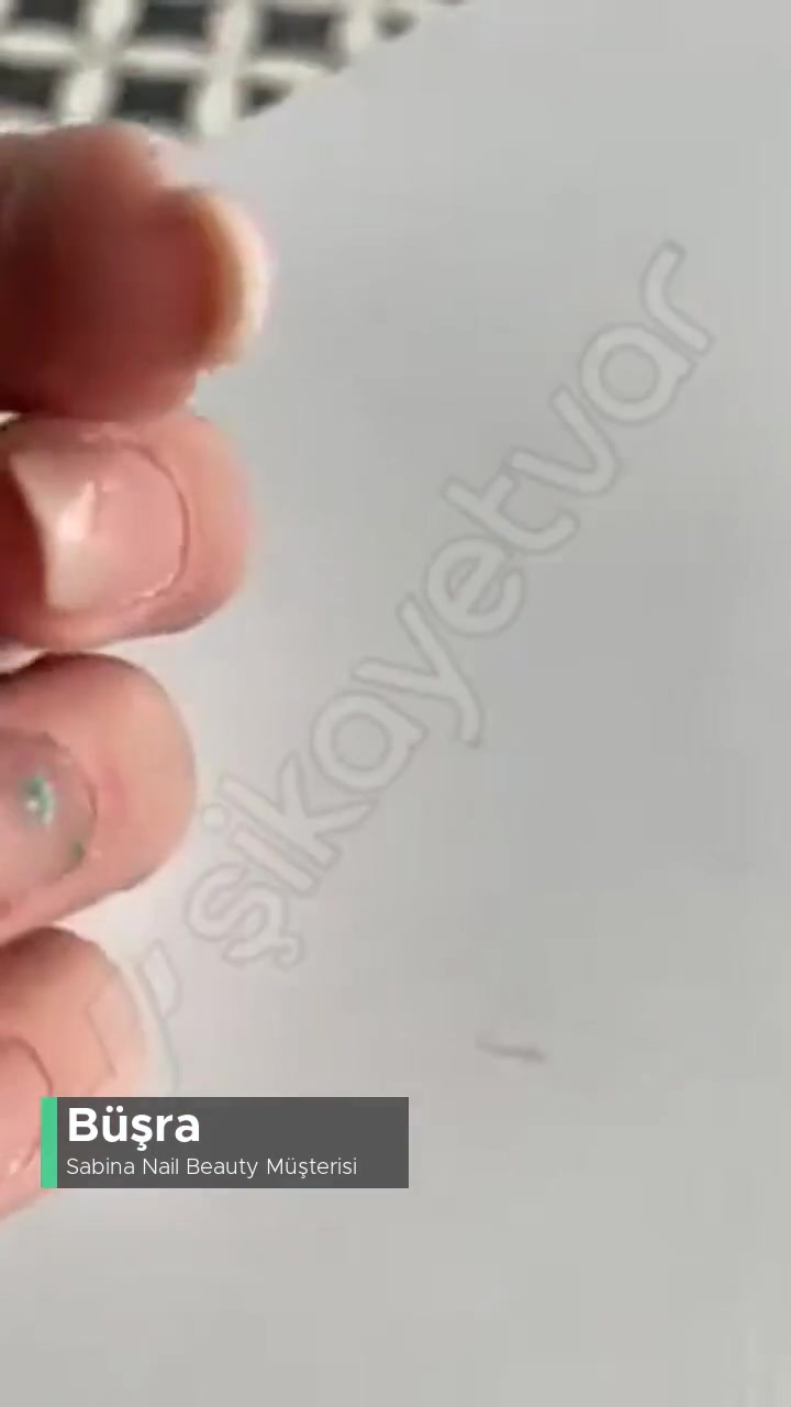 Sabina Nail Beauty Memnuniyetsizliği! videonun kapak resmi