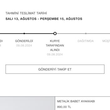 Zara Ürünümü Teslim Alamadım