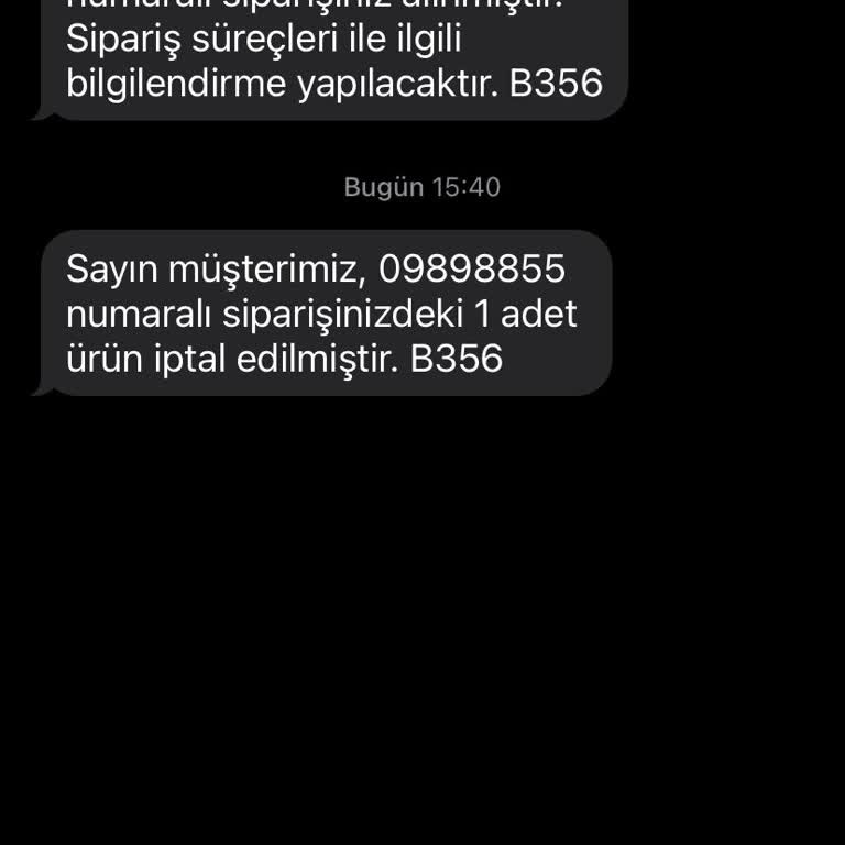 Özdilekteyim.com Sipariş İptali