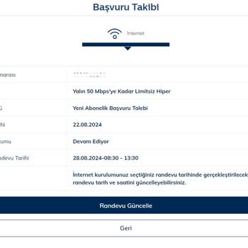 Türk Telekom Kurulum Tarihini Kendi Kendine Güncelliyor