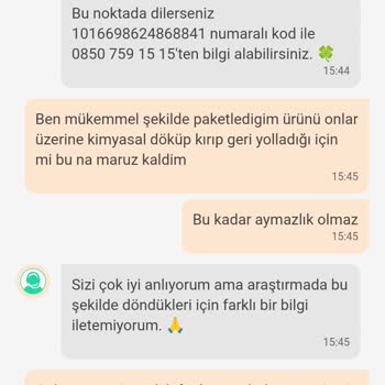Trendyol Express Dolap Kargoda Ürününe Zarar Verdi