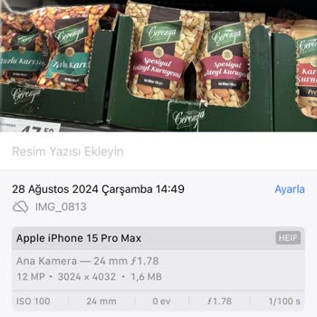 A101 Kayseri Eskişehir Bağları Şubesi Ürün Şikayeti