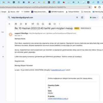 Blendigo-shop.com Blendigo Ürün Teslim Etmedi Ve Ücreti İade Etmedi