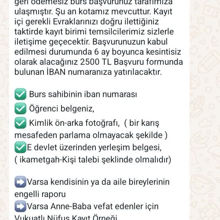 Yesev Yaşam (Burs Başvuru) Yesev Yaşam Kurumları Burs Şikayet