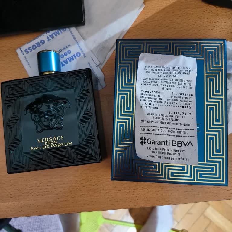 Rossmann'dan Aldığım Versace Eros EDP Sıfır Kalıcılık