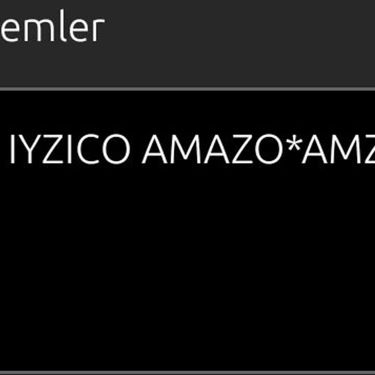 Amazon Habersiz Para Çekimi