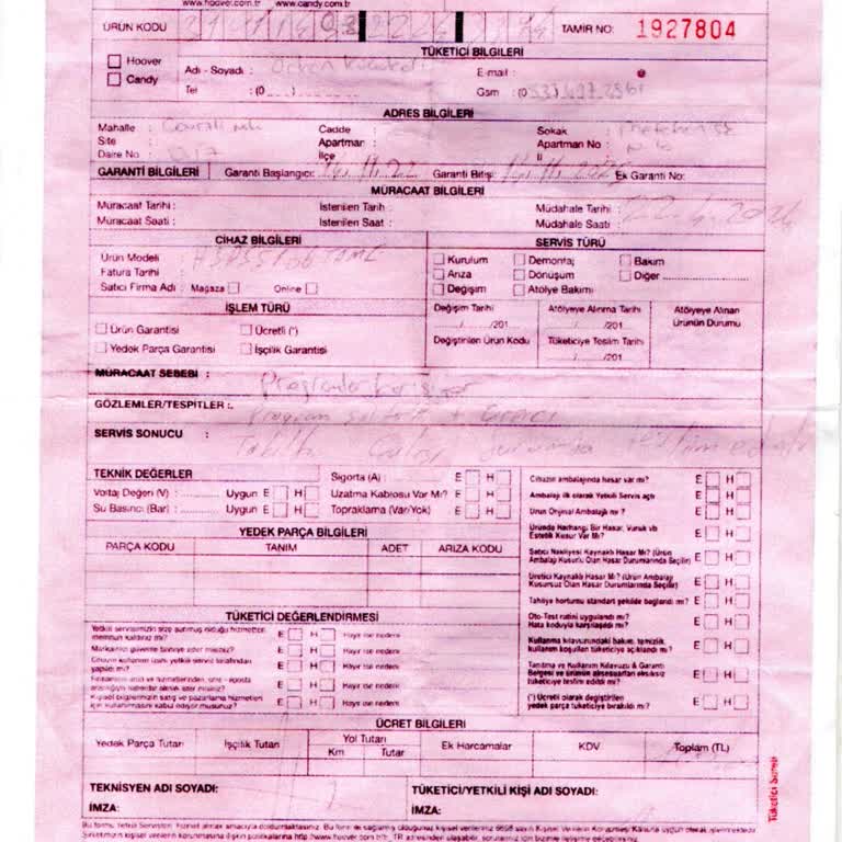 Hover Çamaşır Makinesi