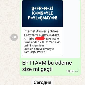 SecoVet Ürün Gelmedi. Para Ödendi