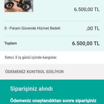 Satılan Ürünler Kontrol Edin
